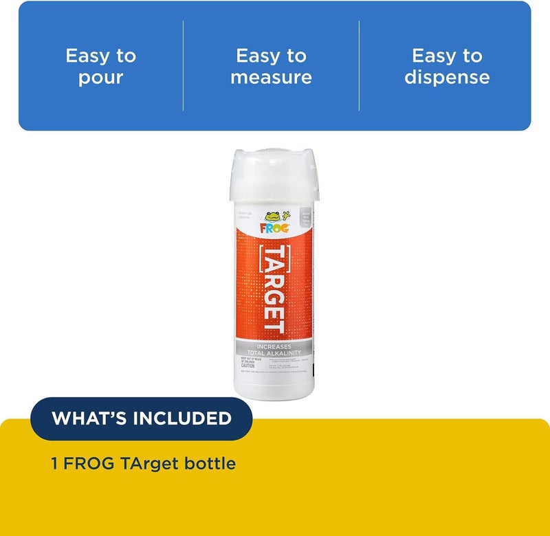 Frog Target Total Alkalinity Increaser for Hot Tubs and Swim Spas - 2 lb Bottle with TruDose Measuring Cap for Easy Maintenance & Balancing - 1 Pack - Image 2